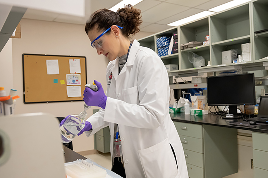 Photo of Dr. Danielle E. Sorrano, associate professor of pediatrics at IU School of Medicine and pediatric nephrologist at Riley Children's Health.